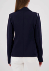 Monari Sweat Contrast Trim Blazer, Navy