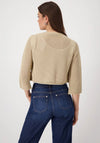 Monari Rhinestone Embellished Cardigan, Beige