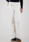 Monari Charm Detail Wide Leg Jeans, White
