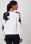 Monari Floral Knit Jumper, Off White