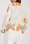 Monari Monogram Rhinestone Knit Jumper, Beige