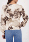 Monari Safari Print Knit Jumper, Beige