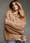 Monari Wool Blend Jumper, Tan