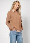 Monari Wool Blend Jumper, Tan