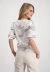 Monari Camouflage Knitted Sweater, Grey