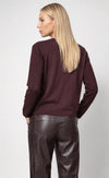 Monari Diamond Pattern with Rhinestone Detail Cardigan, Brown Multi