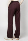 Monari Elastic Lettering Band Trousers, Brown