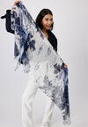 Monari English Garden Print, Navy