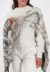 Monari Gallery Print Scarf, Sage Green