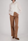 Monari Pinstripe with Bead Detail Blouse, Off-White