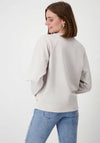 Monari Rhinestone Embellished Sweatshirt, Light Grey
