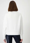 Monari Rhinestone Emblem Sweatshirt, White