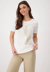 Monari Woman Graphic Print T-Shirt, White