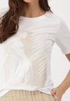 Monari Woman Graphic Print T-Shirt, White