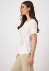 Monari Woman Graphic Print T-Shirt, White