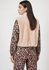 Monari Faux Fur Sleeveless Gilet, Taupe