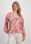 Monai Paisley Pattern Blouse, Pink