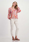 Monai Paisley Pattern Blouse, Pink