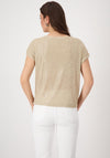 Monari Sequin Embellished Top, Beige