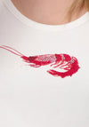 Monari Embellished Shrimp Ribbed Top, White