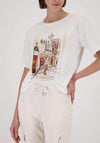 Monari Café Graphic Print T-Shirt, White