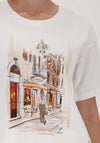 Monari Café Graphic Print T-Shirt, White