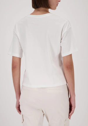 Monari Café Graphic Print T-Shirt, White