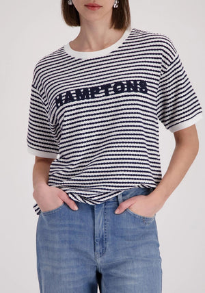 MONARI T-SHIRT STRUKTURRINGLE