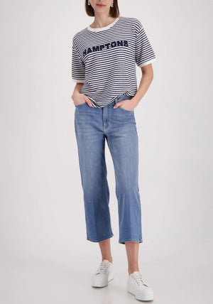 MONARI T-SHIRT STRUKTURRINGLE