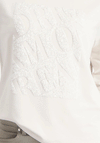 Monari Sequin Print Long Sleeve Top, Beige