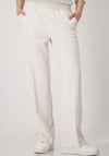 Monari Straight Leg Elasticated Trousers, Light Beige