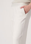 Monari Straight Leg Elasticated Trousers, Light Beige