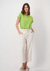 Monari Belted Cropped Trousers, Beige