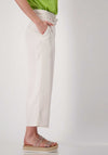 Monari Belted Cropped Trousers, Beige