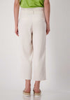 Monari Belted Cropped Trousers, Beige