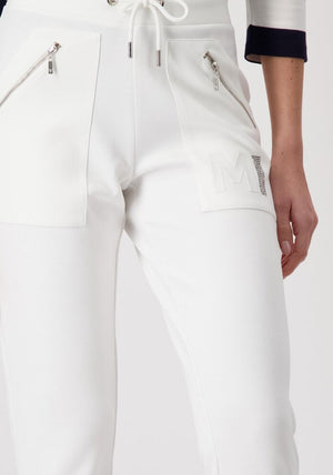 Monari Cuffed Jogger Bottoms, Off White