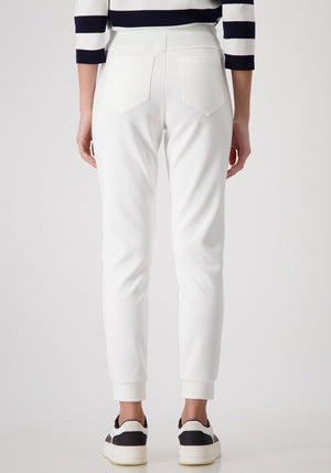 Monari Cuffed Jogger Bottoms, Off White