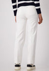 Monari Chain Detail Straight Leg Jeans, White
