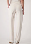 Monari Jersey Straight Leg Trousers, Cream