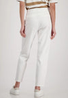 Monari Drawstring Slim Leg Joggers, Cream