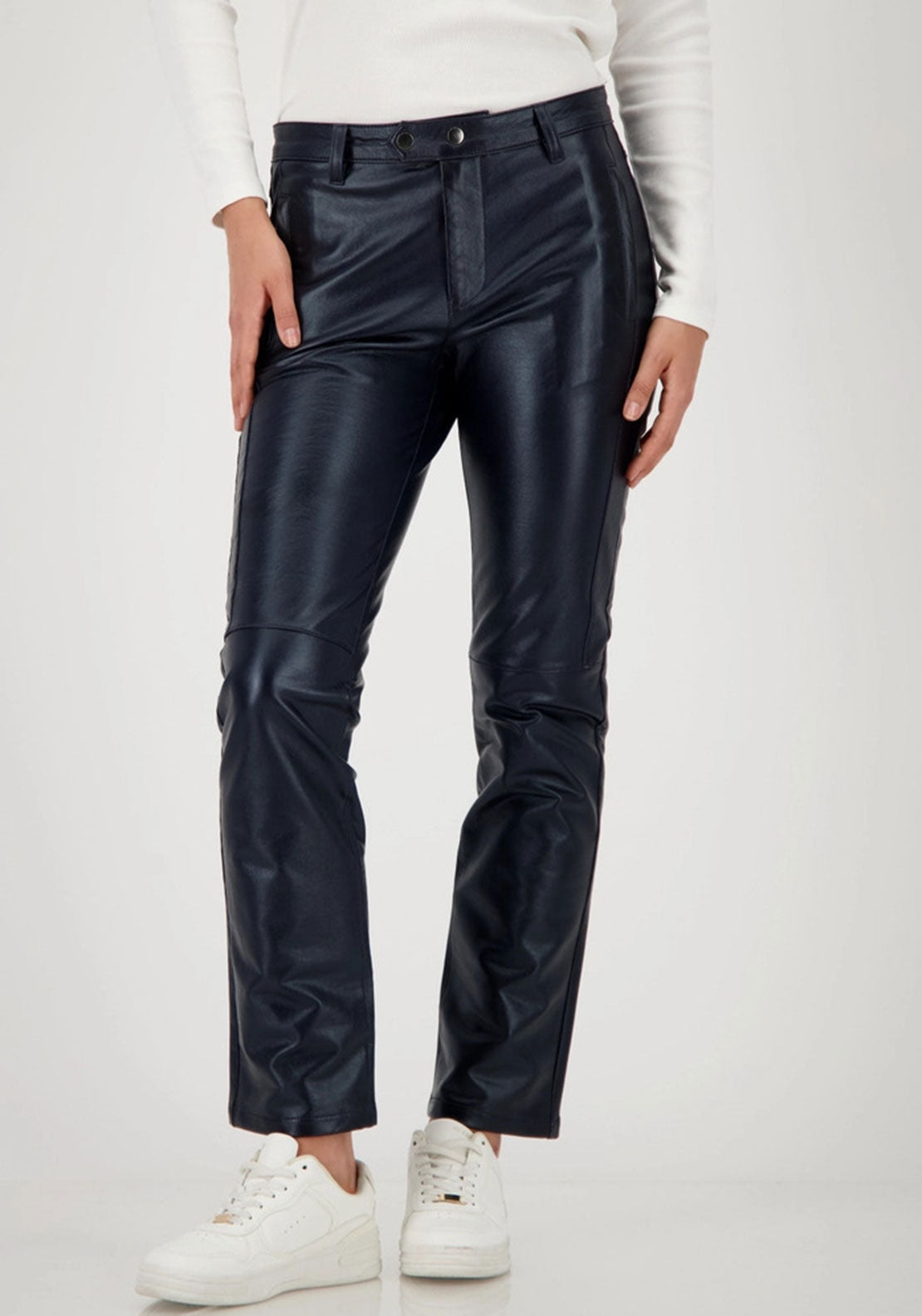 MONARI LEATHER TROUSERS