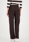 Monari Trousers with Glitter Stripe Wasitband, Brown