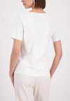 Monari Text Print T-Shirt, Beige