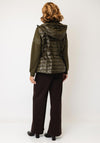 Monari Cinched Waist Hooded Gilet, Green