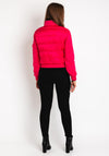 Monari Quilted Body Short Jacket, Pink Rebel
