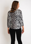 Monari Leopard Print Sweatshirt, Brown