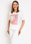 Monari Floral Graphic Print T-Shirt, White