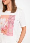Monari Floral Graphic Print T-Shirt, White