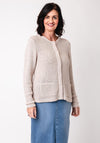 Monari Knit Buttoned Cardigan, Beige