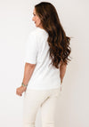 Monari Graphic and Slogan T-Shirt, White